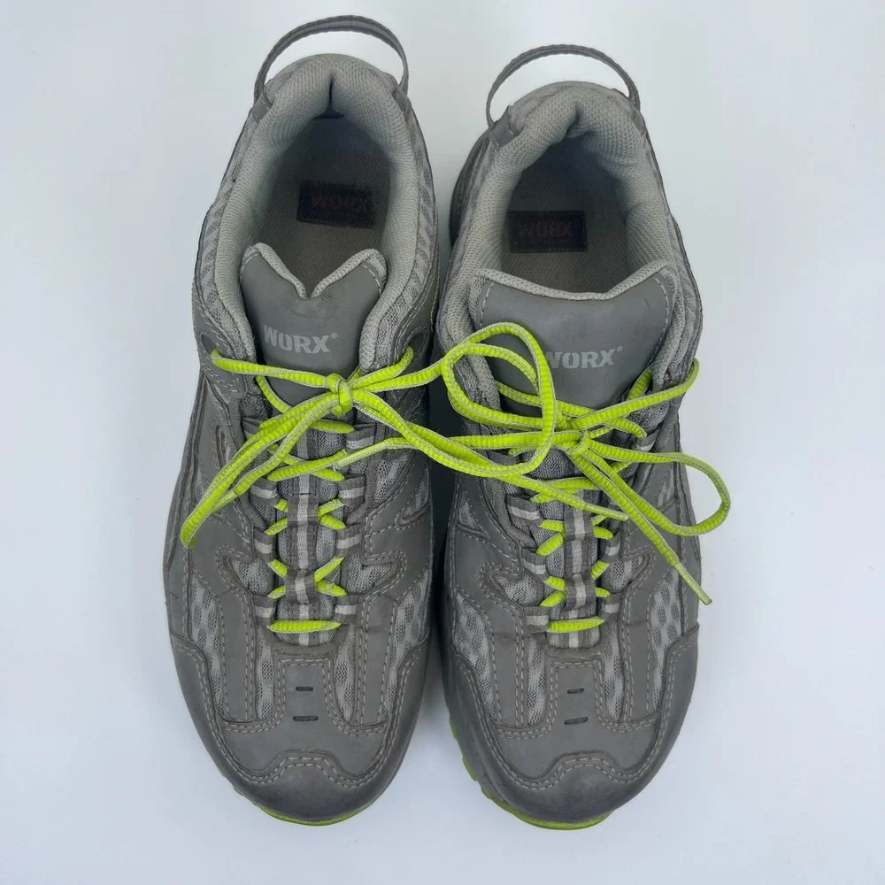 Worx‎ by Red Wing 5111 Women's Size 10W Carbide Athletic Safety Toe Shoes Gray